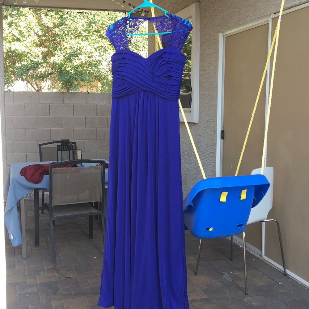 “Scarlett” purple formal dress